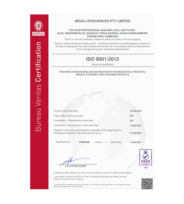 Cambodia ISO 9001:2015